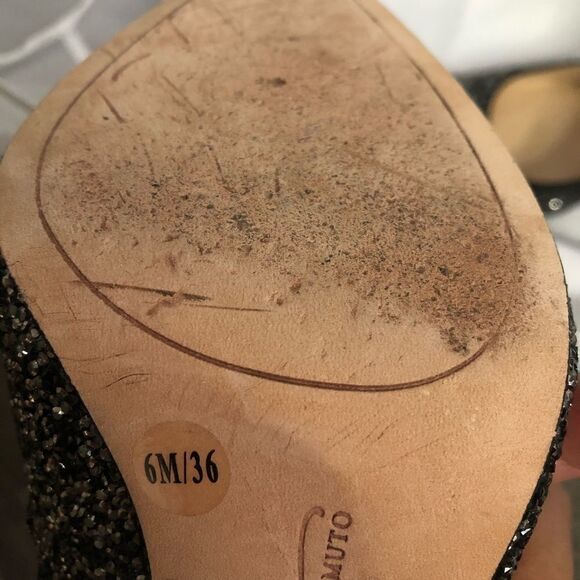 VINCE CAMUTO Olson Crystal Glitter Embellished Pointed Toe Stiletto Pump - Picture 13 of 15